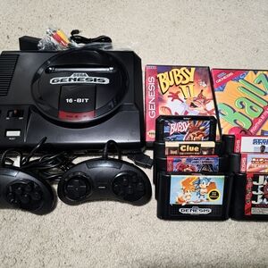 Sega Genesis Model 1 (Fully Refurbished) w/ 9 Games!